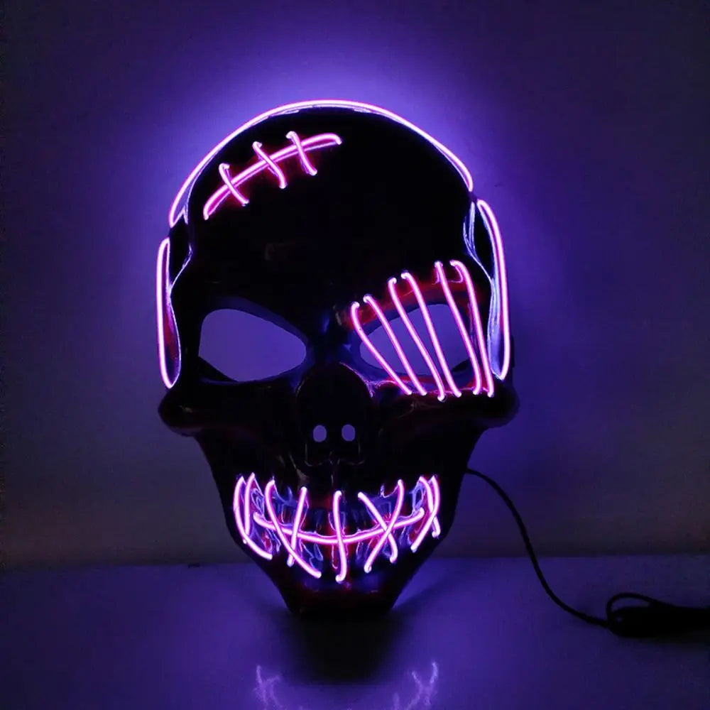 Glowing Skull LED Mask
