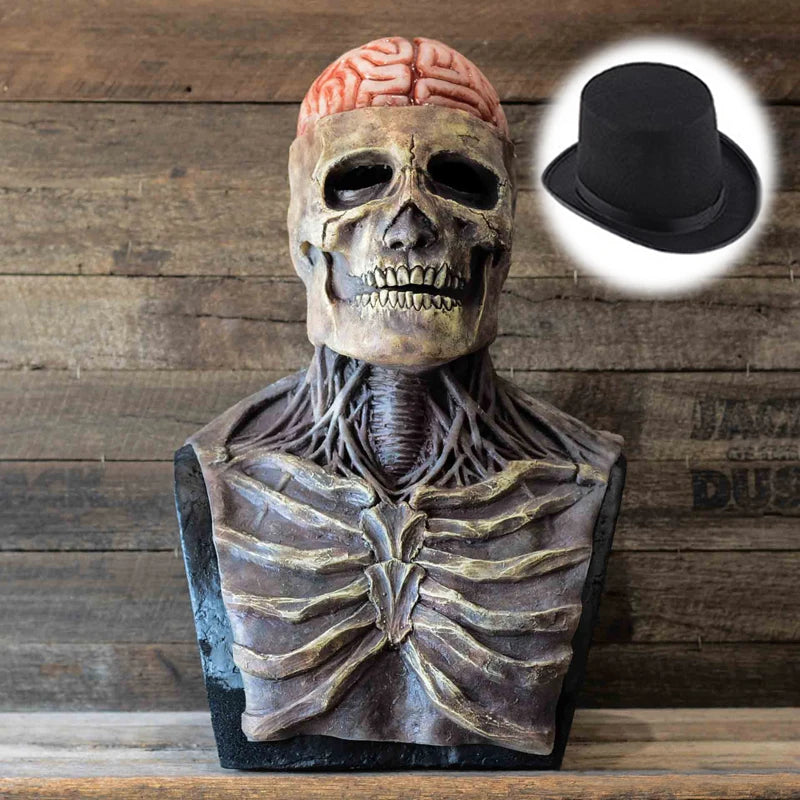 Exposed Brain Skull Mask