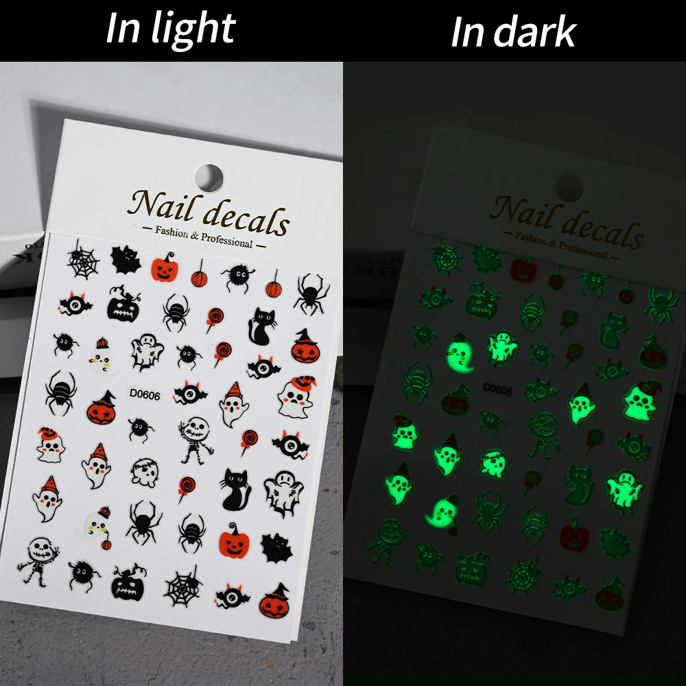 Halloween Nail Art Stickers