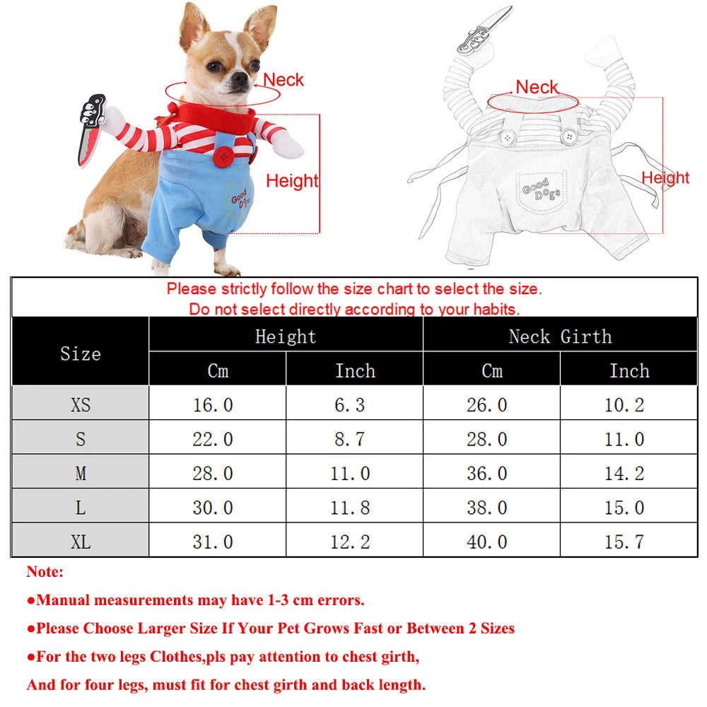 Killer Doll Pet Costume