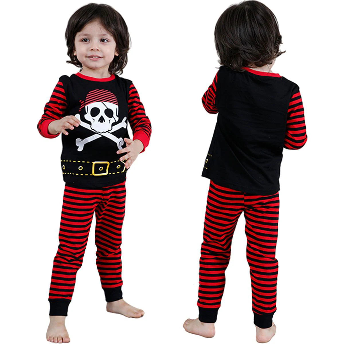 Glow Skeleton Kids Costume Pajamas