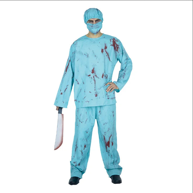 Bloody Surgeon Scrubs Costume