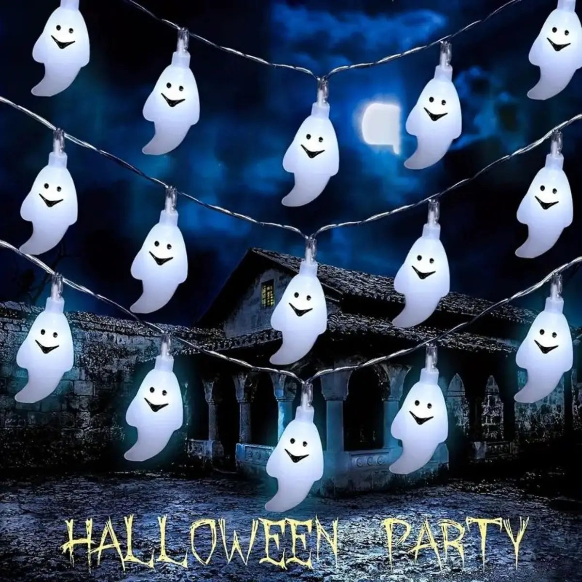 Floating Ghost String Lights