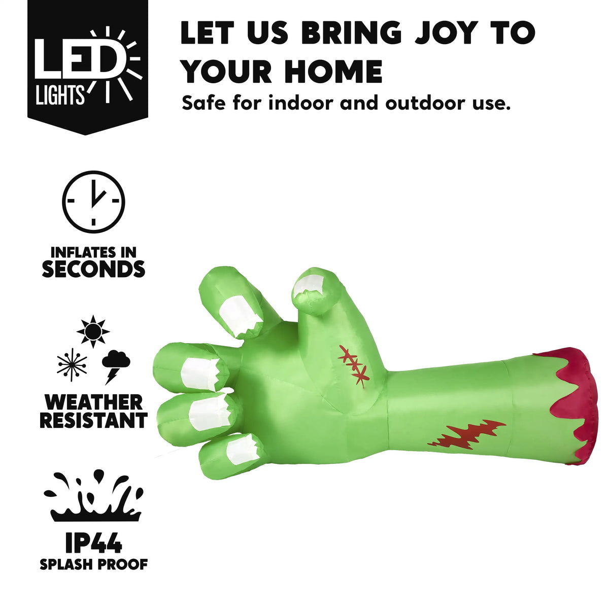 Giant Zombie Hand Inflatable (9 ft)