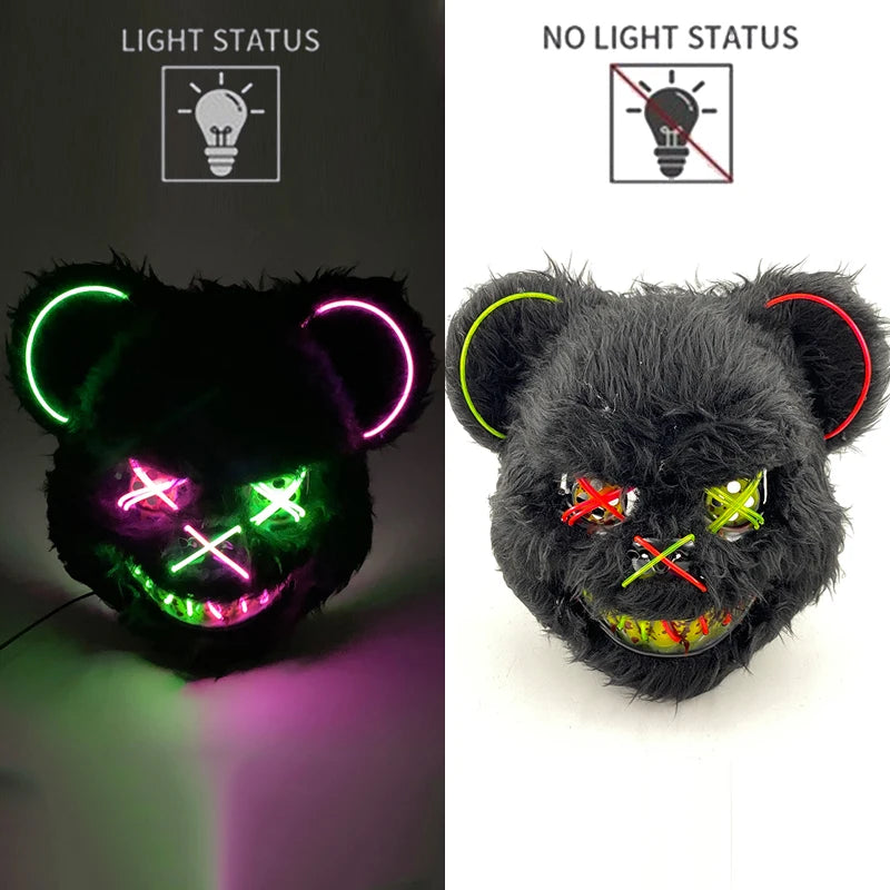 Bloody Bunny & Bear LED Mask