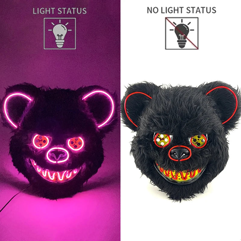 Bloody Bunny & Bear LED Mask