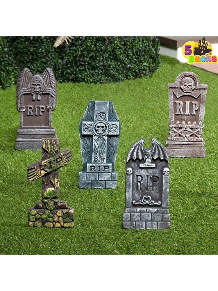 Graveyard Tombstones (5-Pack)