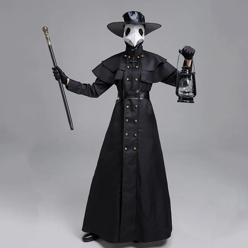 Plague Doctor Hooded Robe