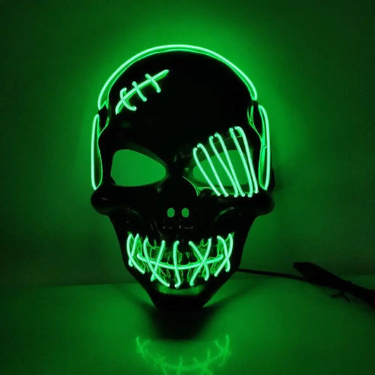 Glowing Skull LED Mask