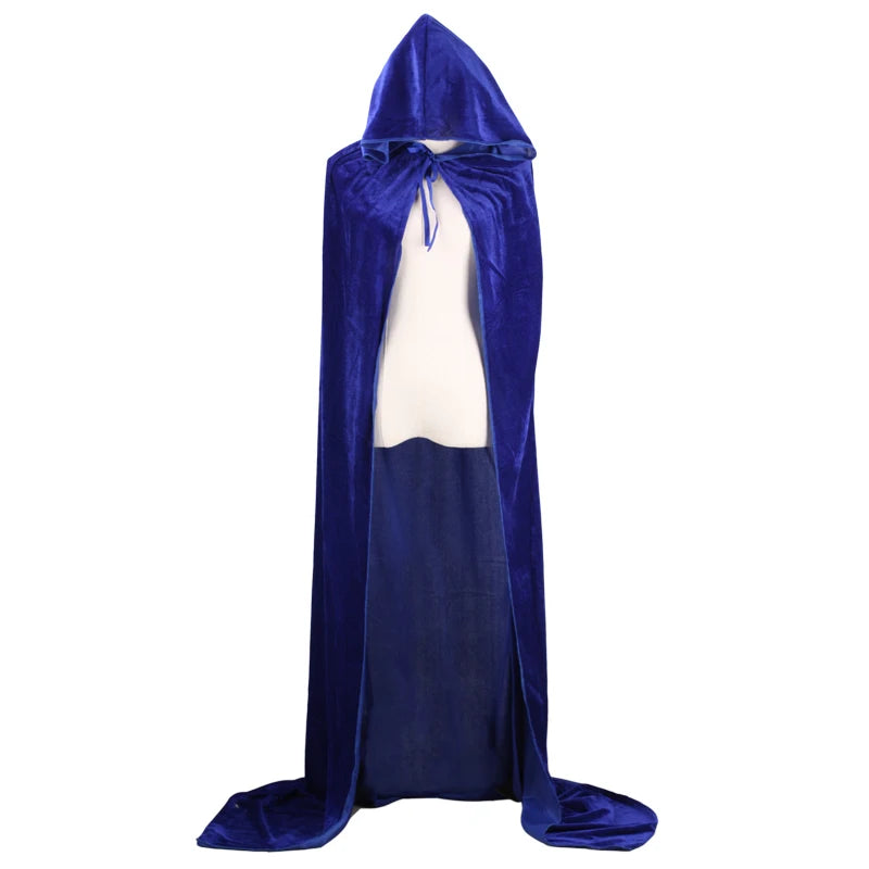 Midnight Velvet Hooded Cloak