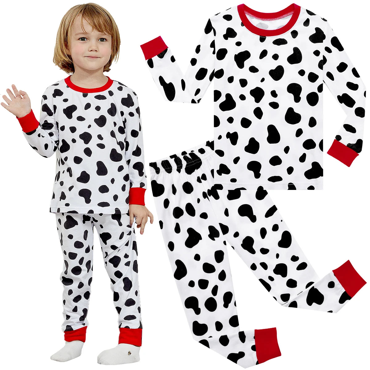 Glow Skeleton Kids Costume Pajamas