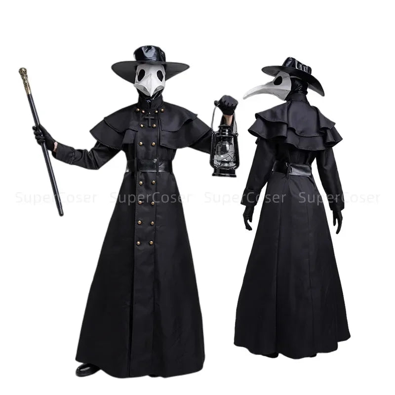 Plague Doctor Hooded Robe
