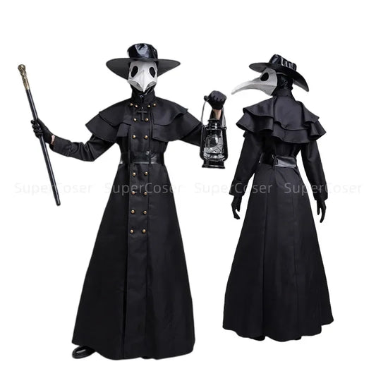 Plague Doctor Hooded Robe