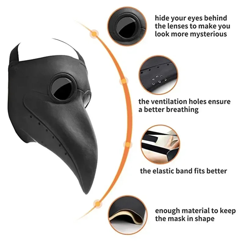 Plague Doctor Beak Mask