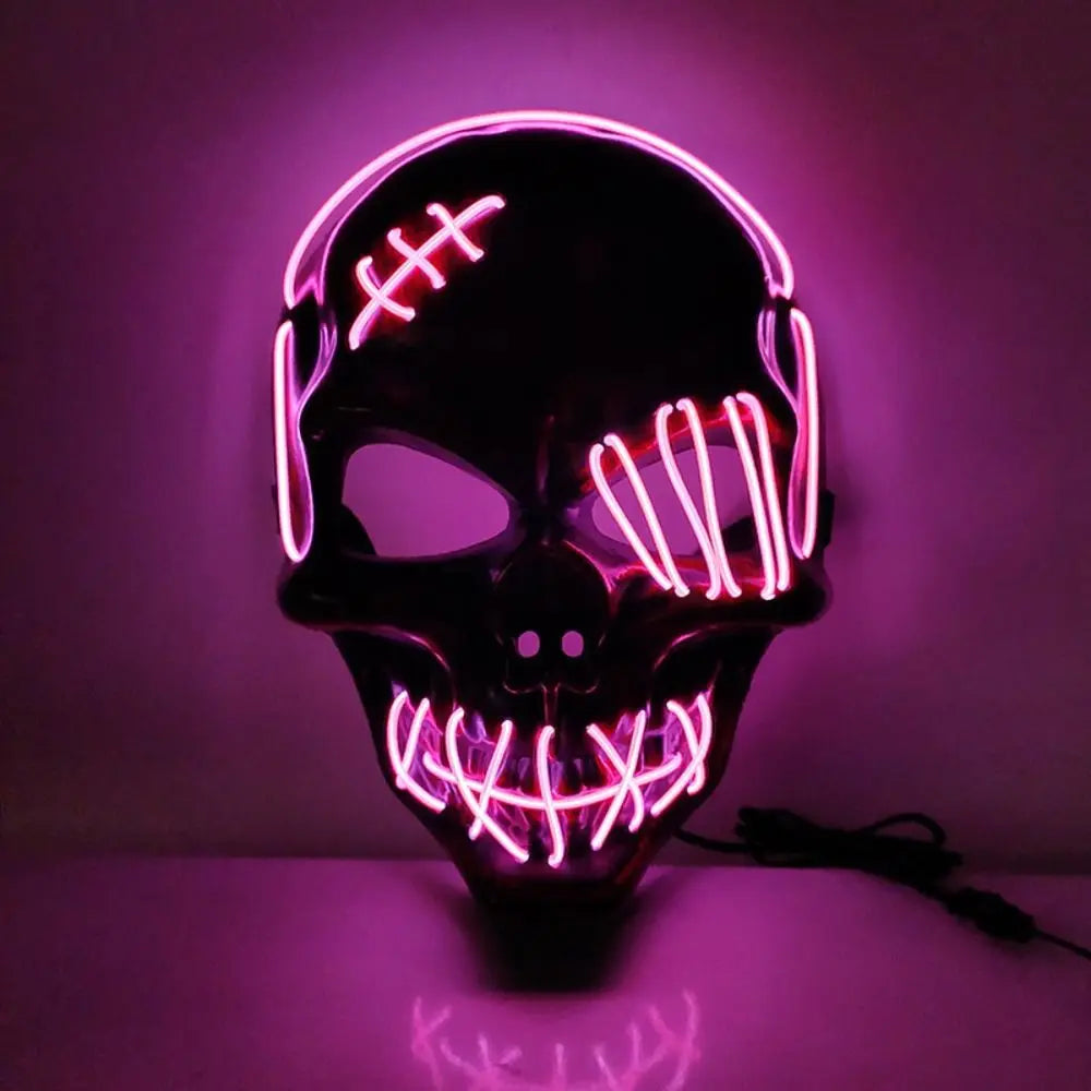 Glowing Skull LED Mask