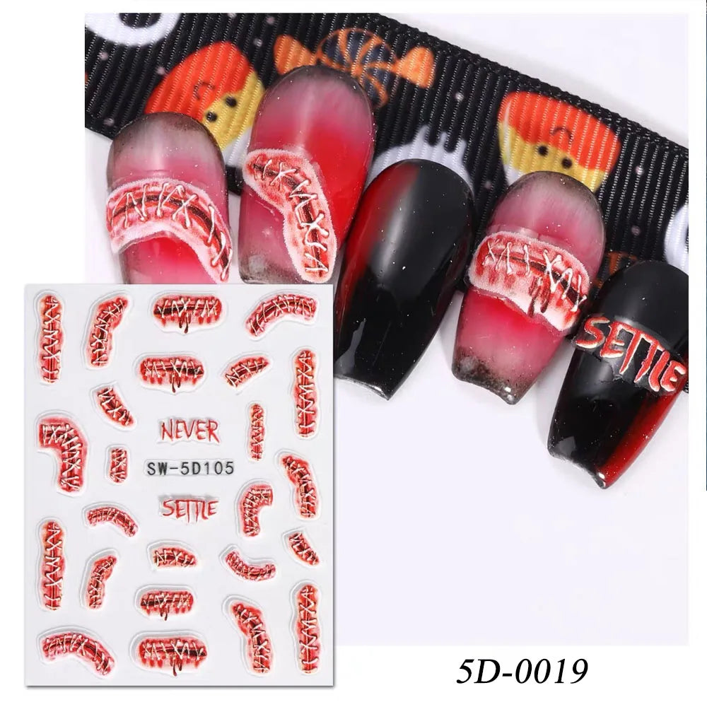 Halloween Nail Art Stickers