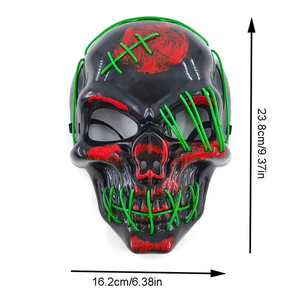 Glowing Skull LED Mask