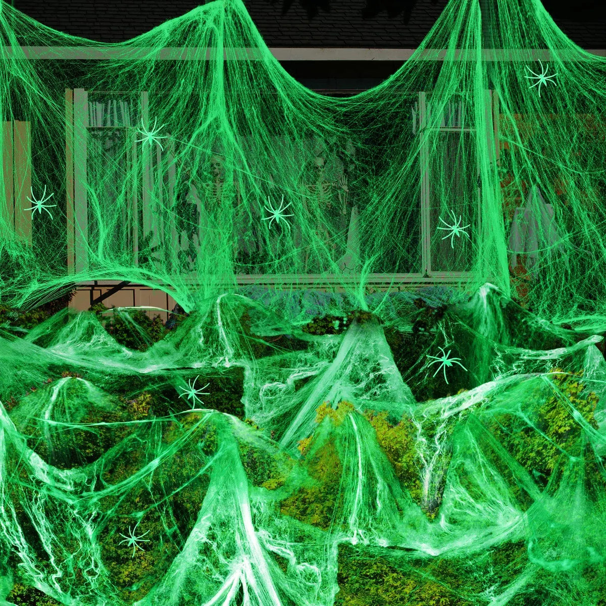 Glow-in-the-Dark Spider Web