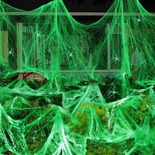 Glow-in-the-Dark Spider Web