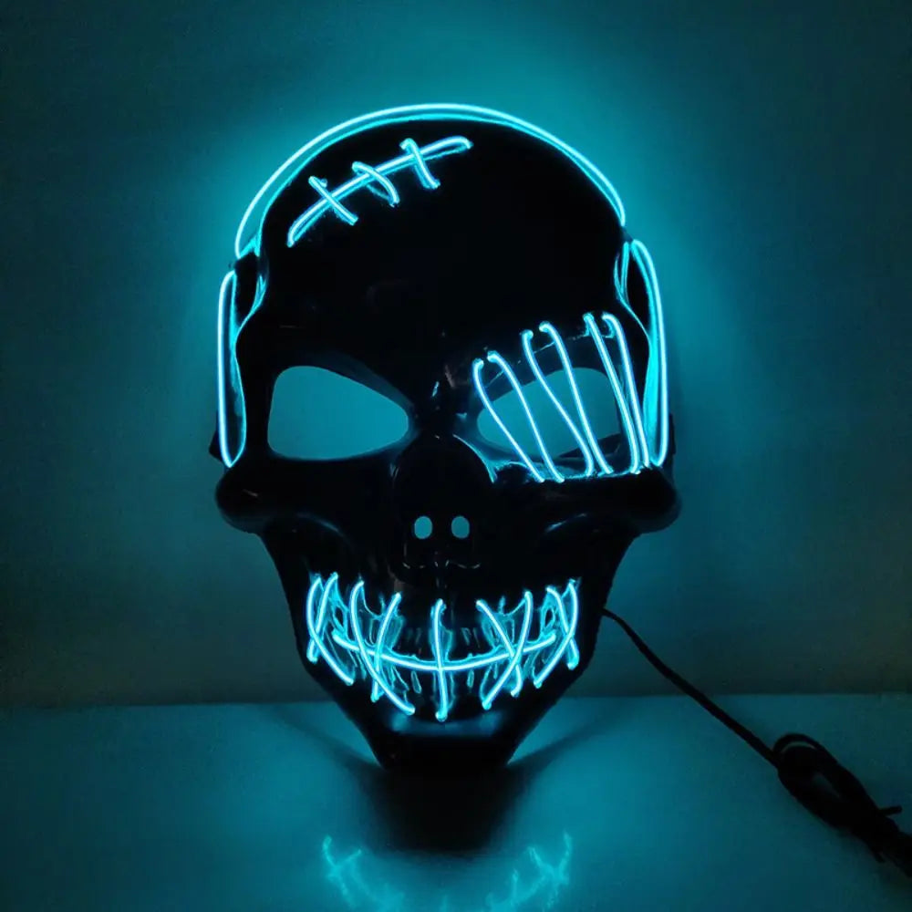 Glowing Skull LED Mask
