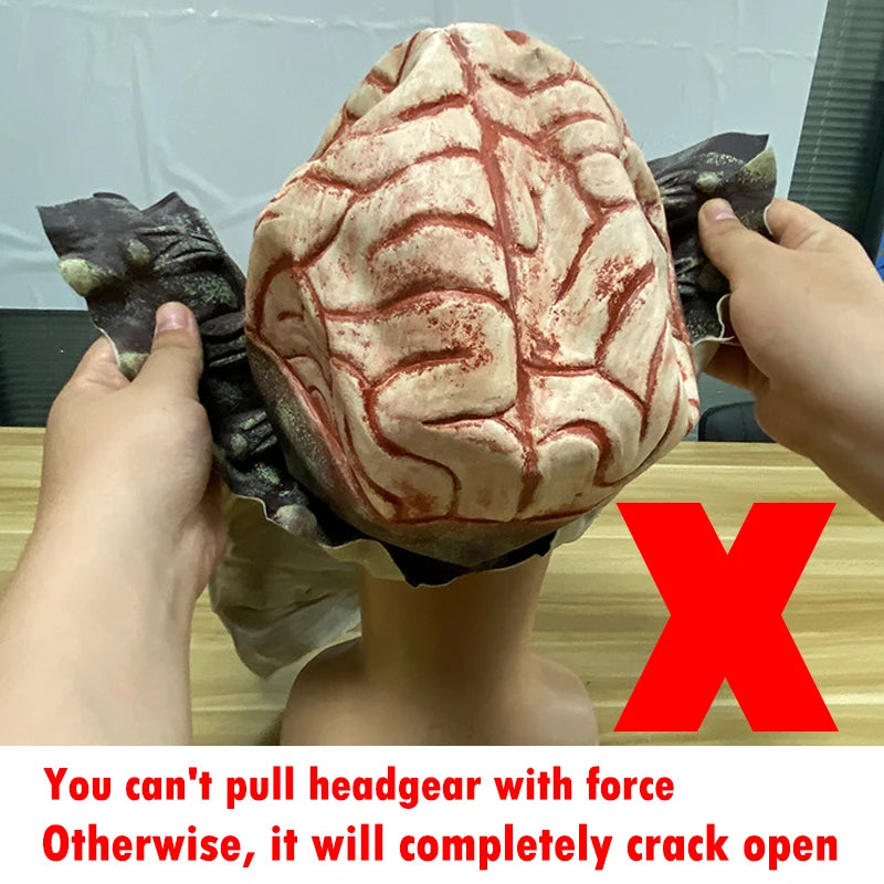 Exposed Brain Skull Mask