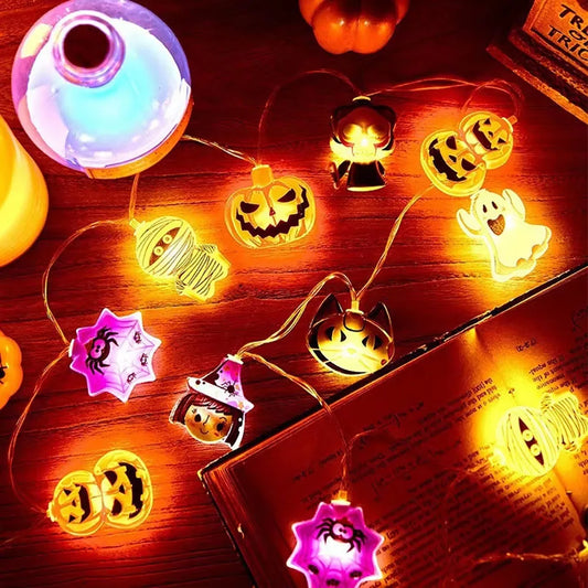 Pumpkin & Ghost Lantern Lights