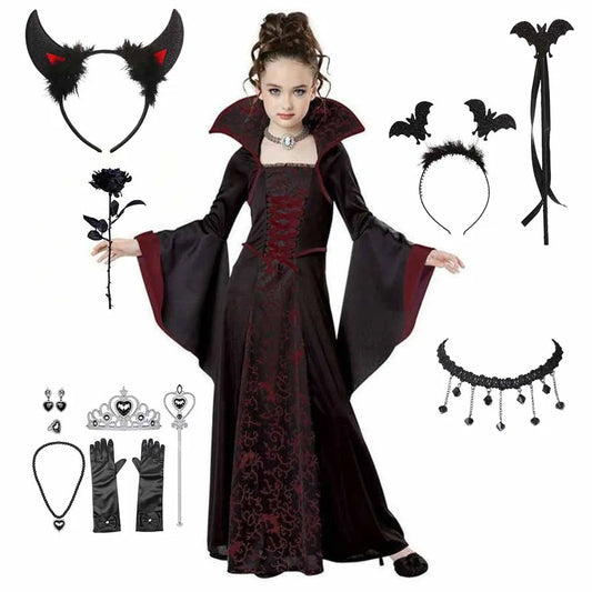 Vampire Queen Kids Costume