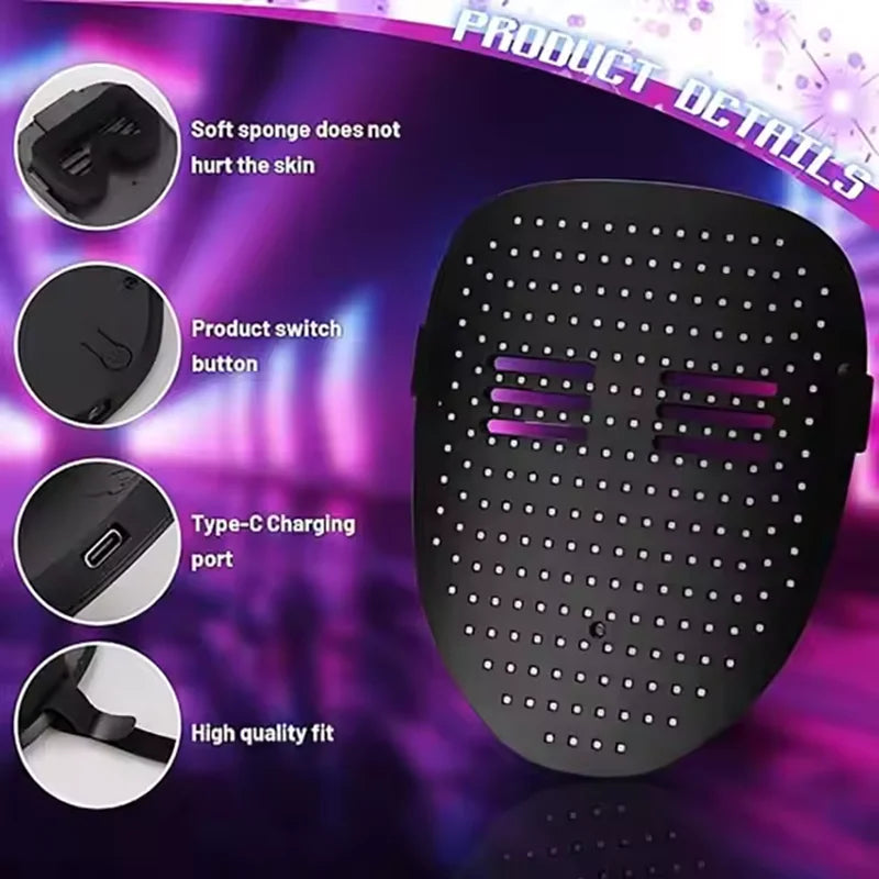 Face-Changing LED Mask