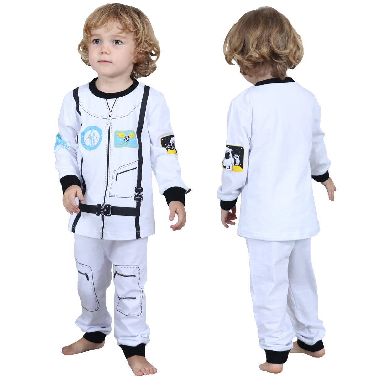 Glow Skeleton Kids Costume Pajamas