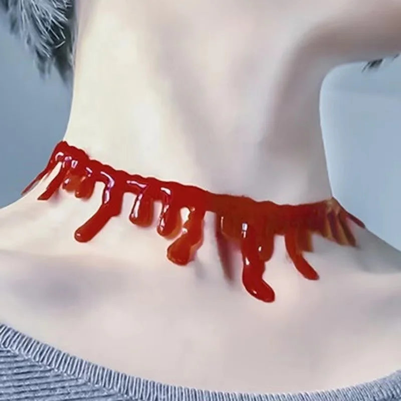 Bleeding Choker Necklace