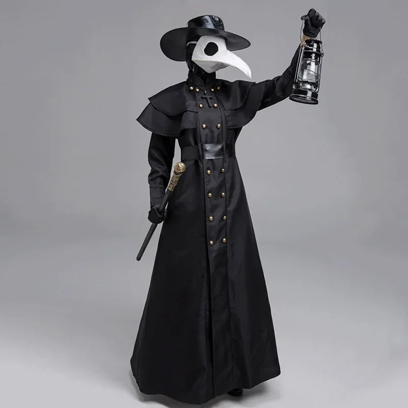 Plague Doctor Hooded Robe