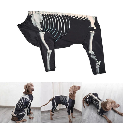 Skeleton Hoodie for Big Dogs