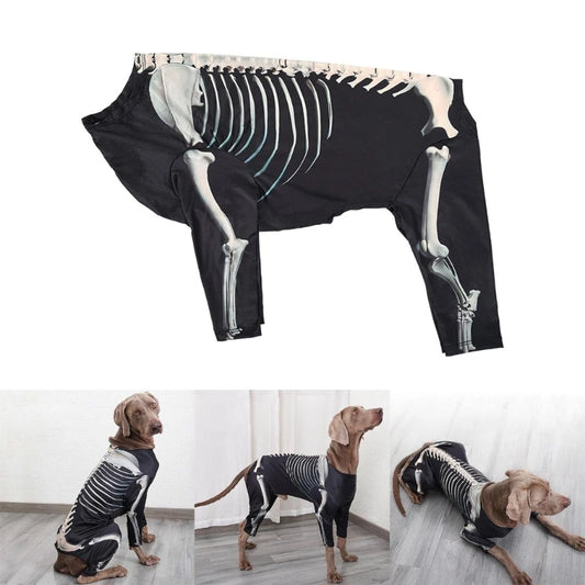 Skeleton Hoodie for Big Dogs