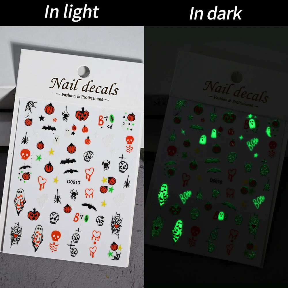 Halloween Nail Art Stickers