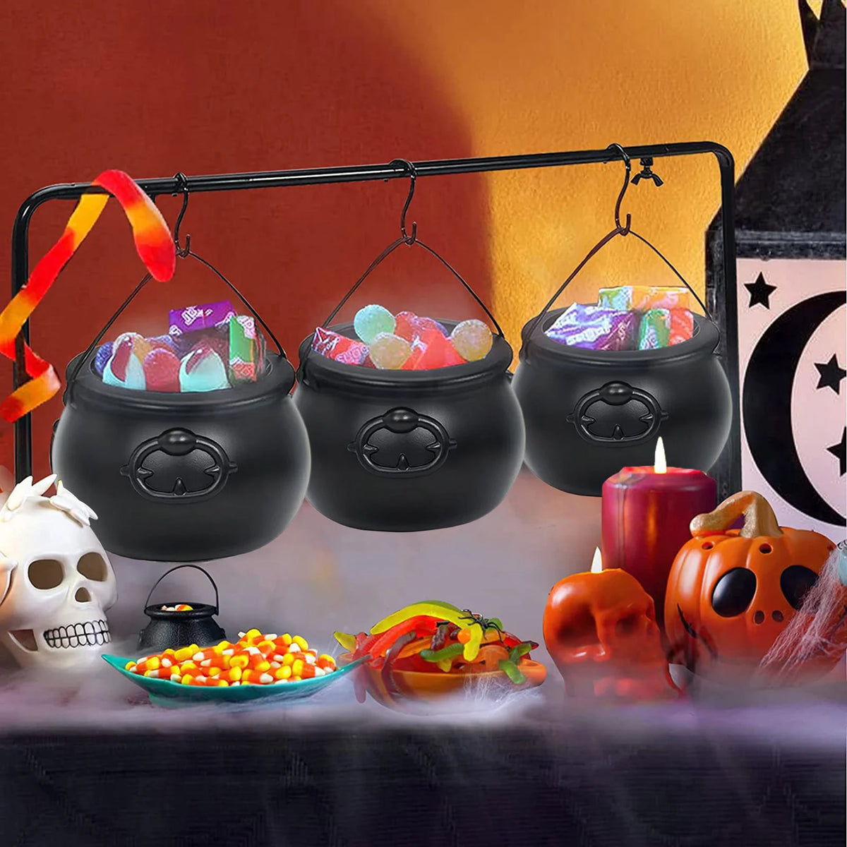 Witch's Cauldron Candy Bowls