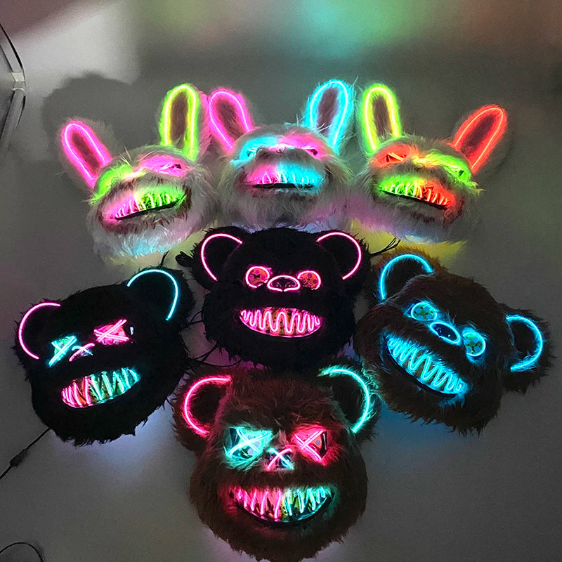 Bloody Bunny & Bear LED Mask