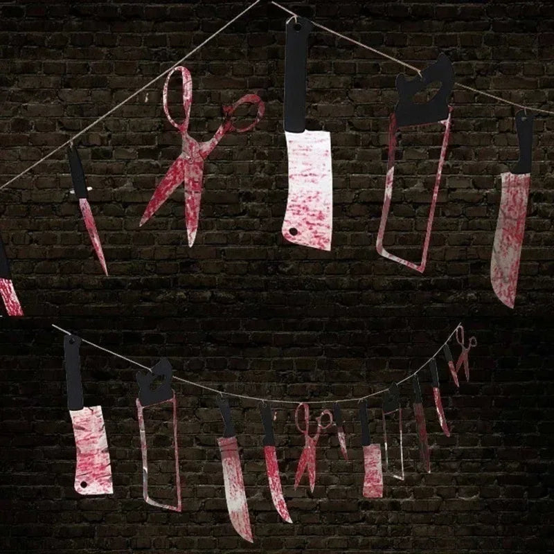 Blood-Soaked Weapons Garland