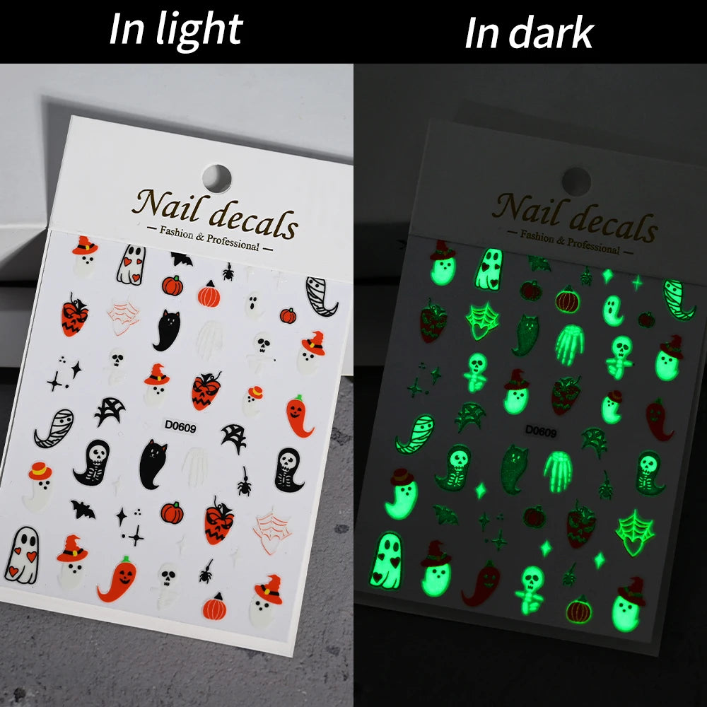 Halloween Nail Art Stickers