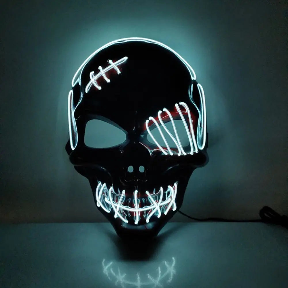 Glowing Skull LED Mask