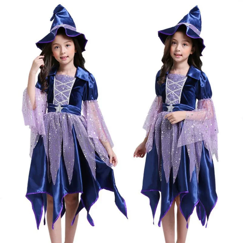 Starry Witch Girls Costume Set