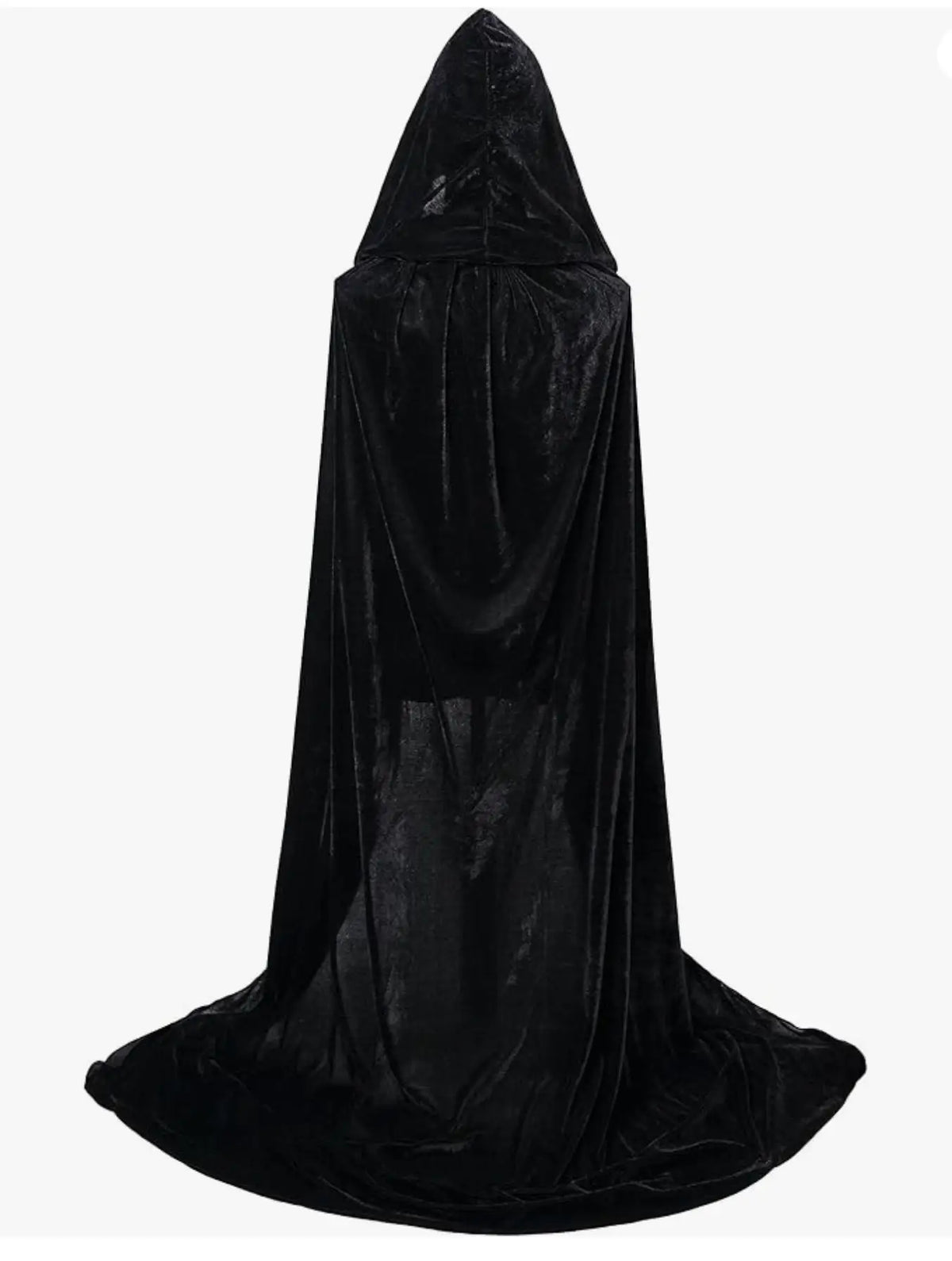 Midnight Velvet Hooded Cloak
