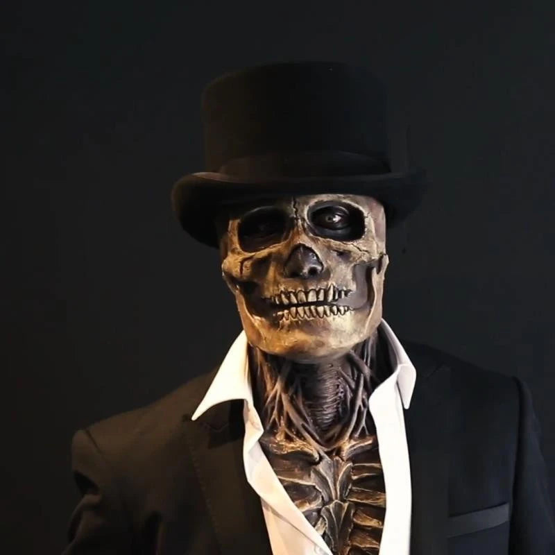 Exposed Brain Skull Mask