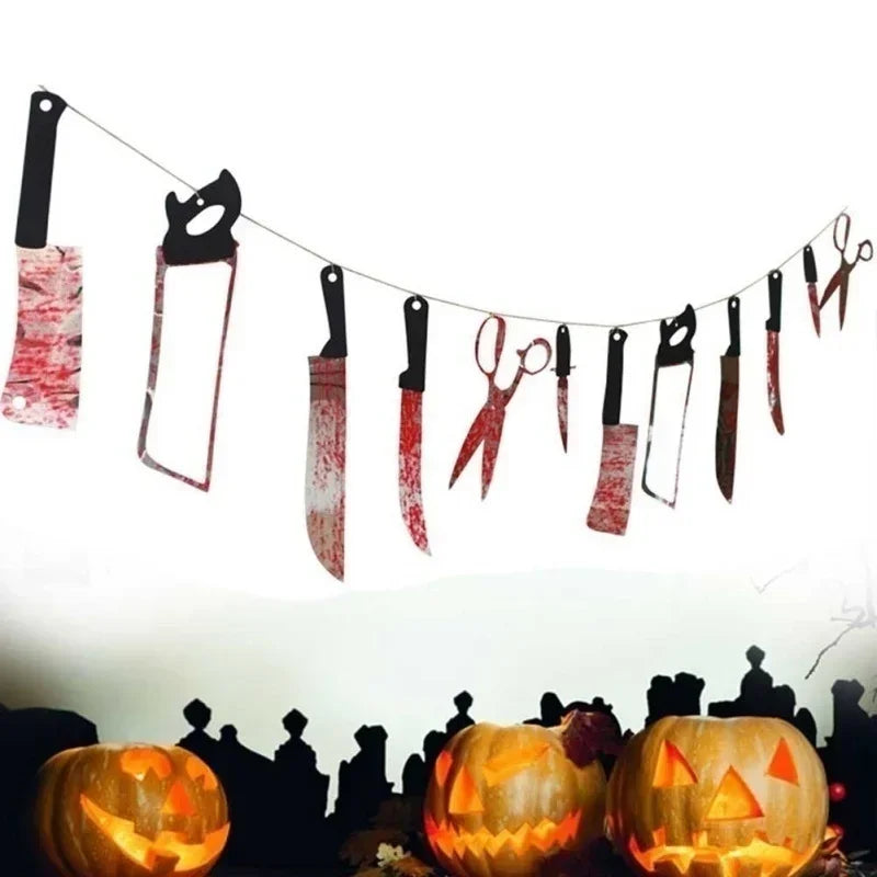 Blood-Soaked Weapons Garland
