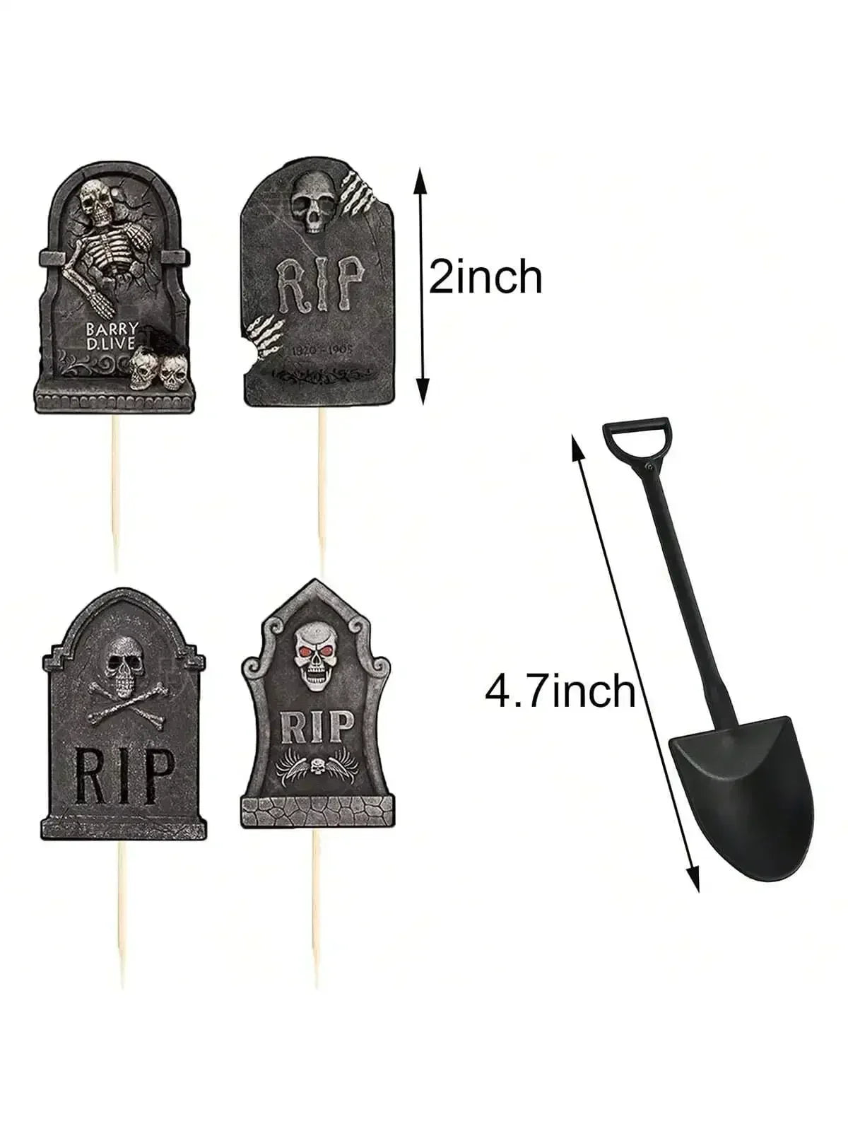 Graveyard Cupcake Toppers