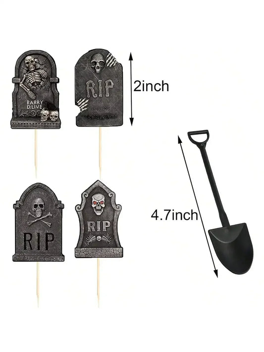 Graveyard Cupcake Toppers