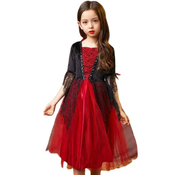 Vampire Queen Kids Costume