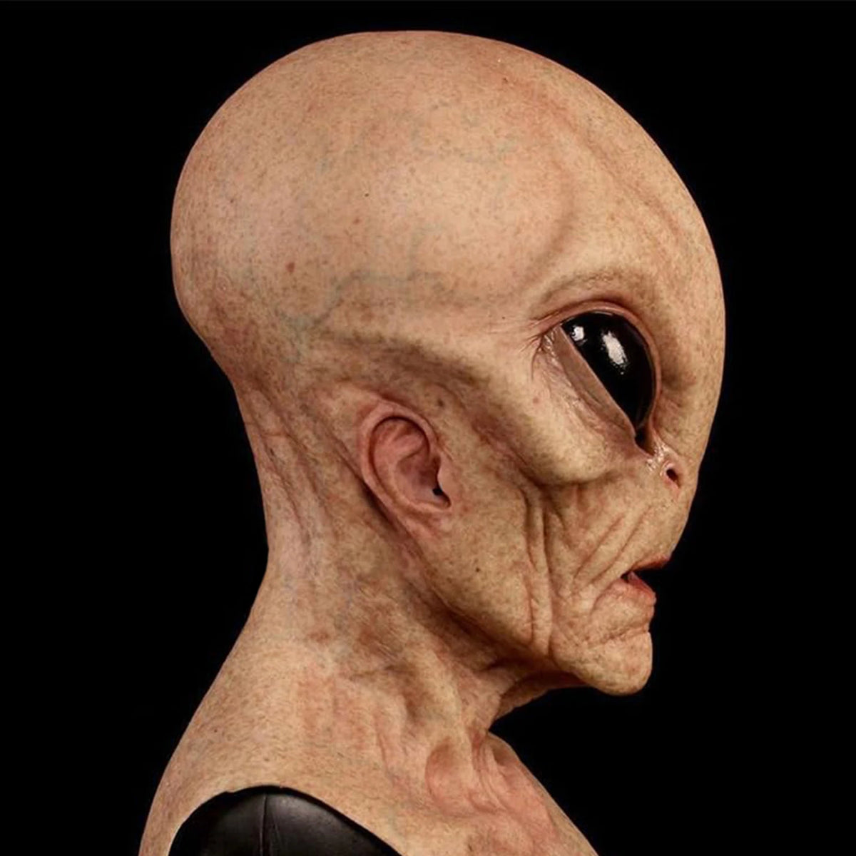 Grey Alien Latex Mask