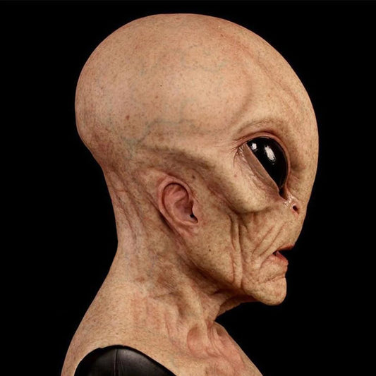 Grey Alien Latex Mask