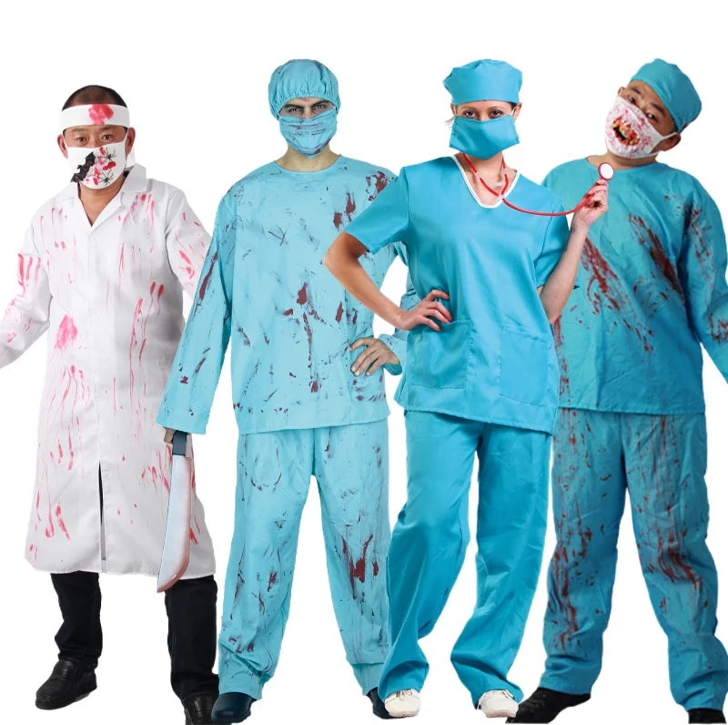 Bloody Surgeon Scrubs Costume