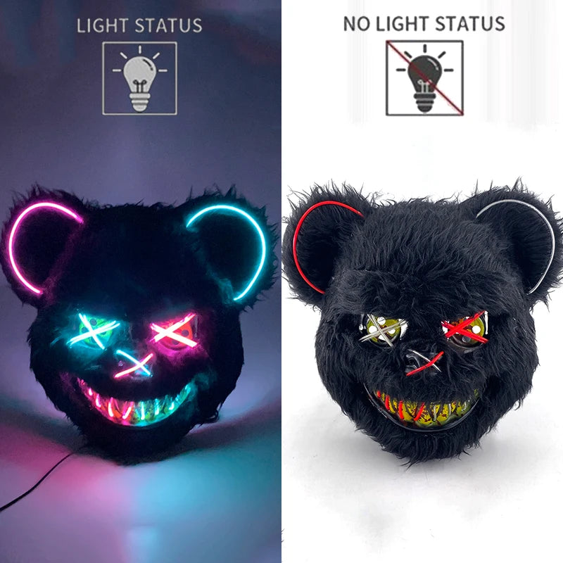 Bloody Bunny & Bear LED Mask